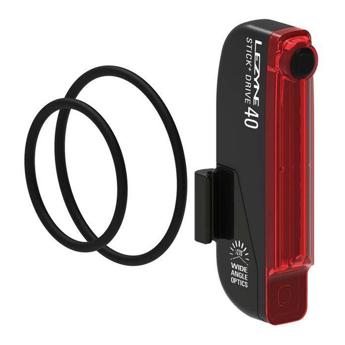 40 LUMEN USB RECHARGEABLE REAR LIGHT, MAGNETIC CLIP MOUNT