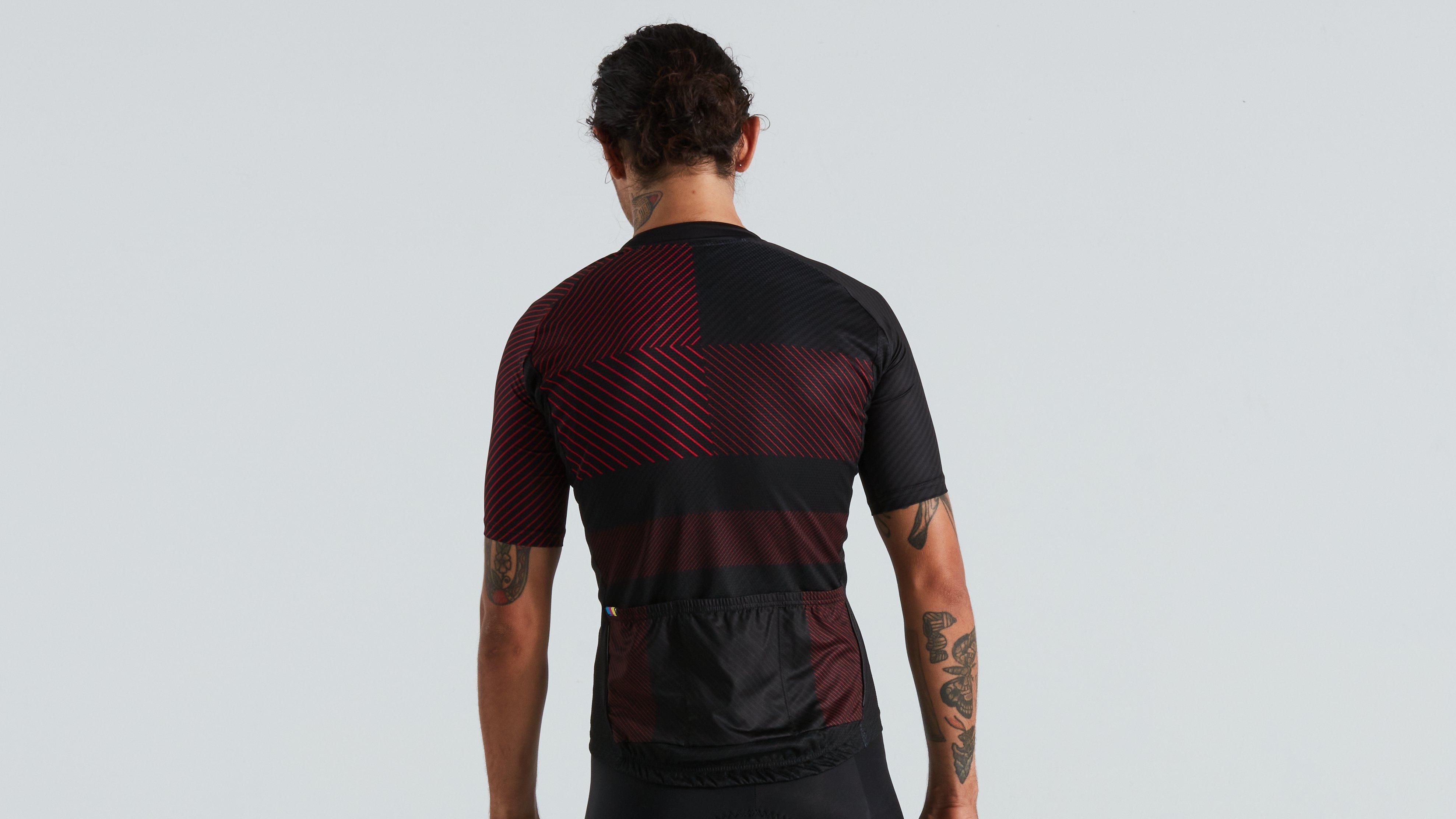 Men's SL+ Logo Stripe Short Sleeve Jersey