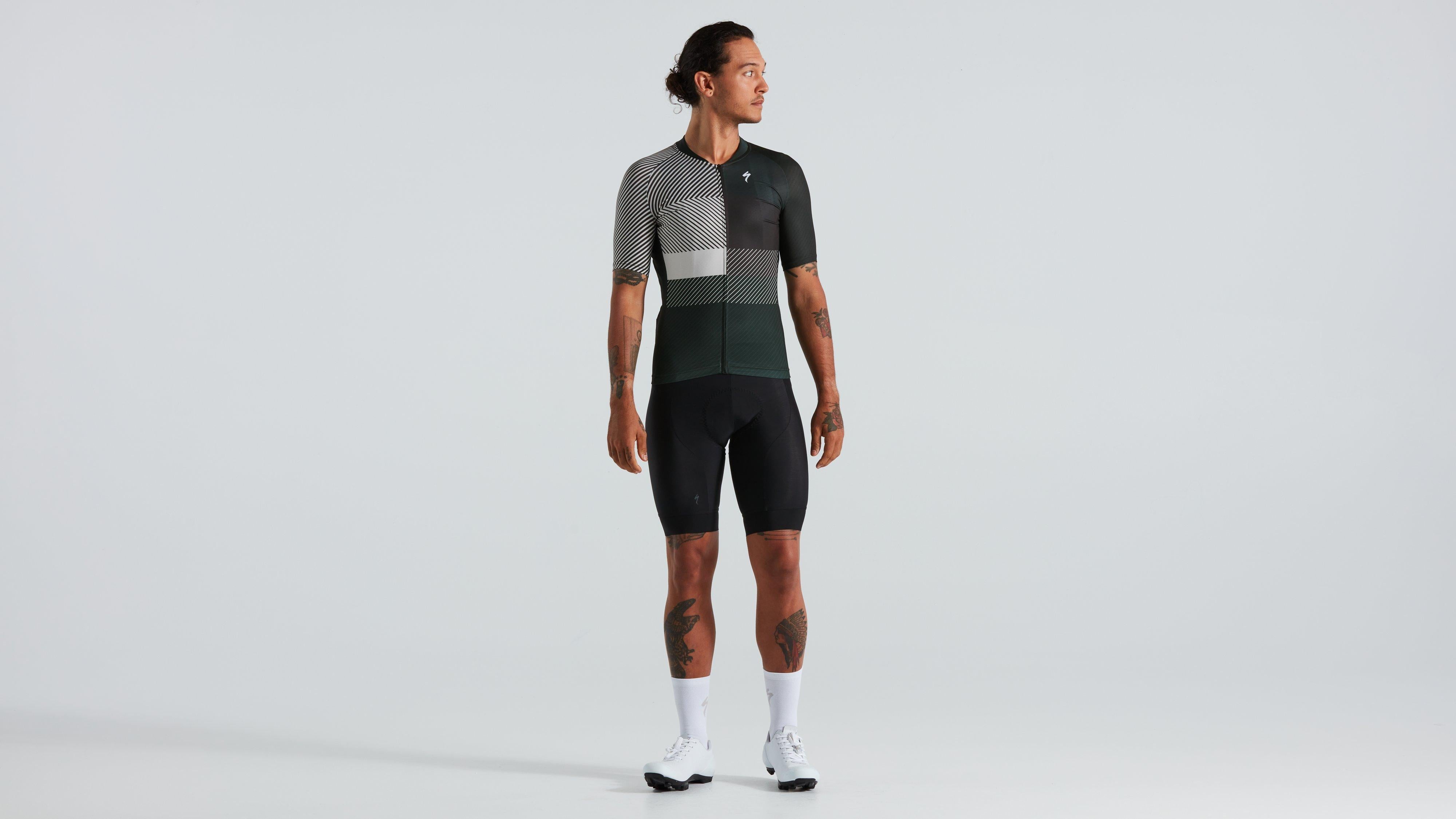 Men's SL+ Logo Stripe Short Sleeve Jersey