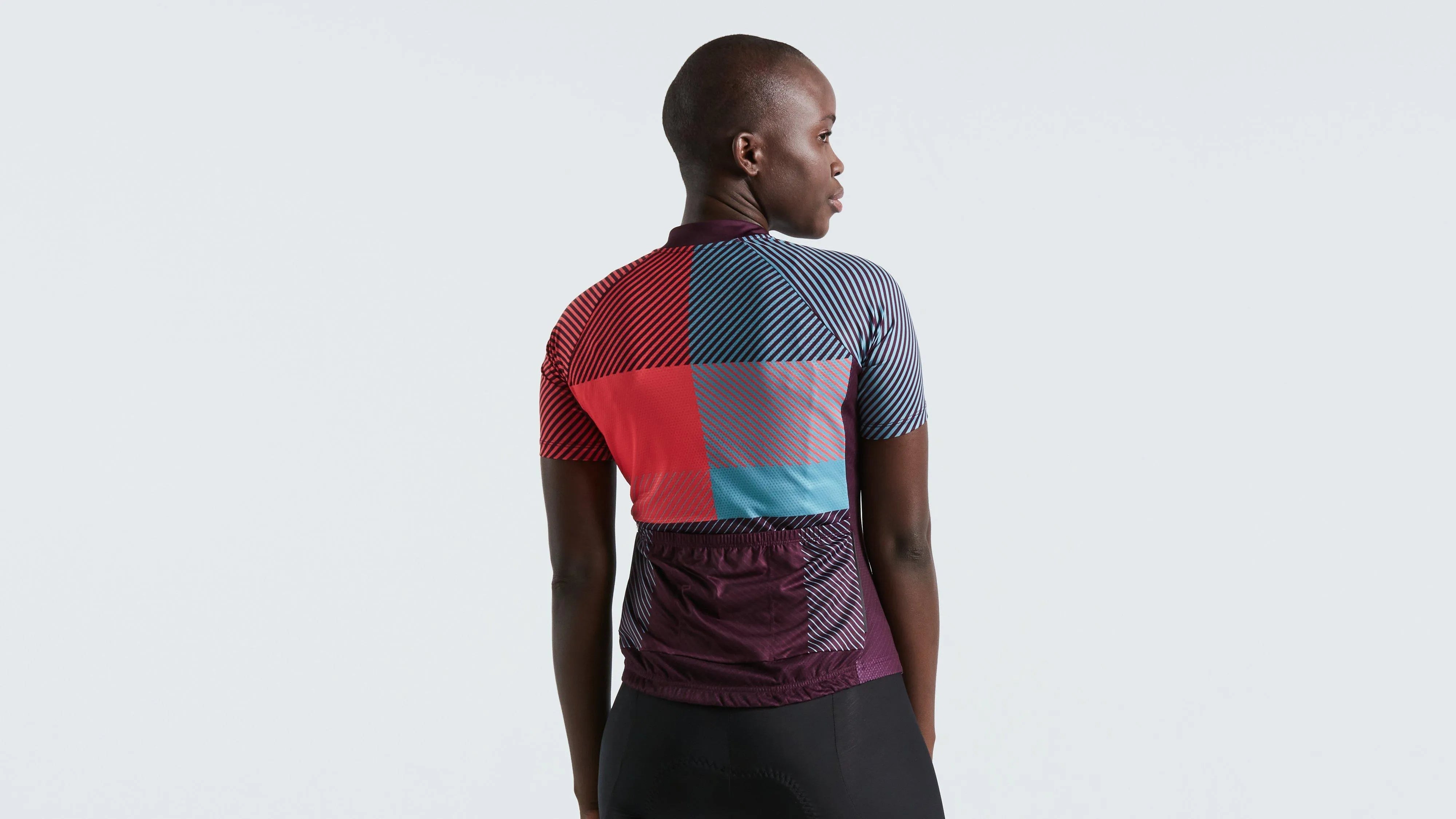 Women's SL+ Logo Stripe Short Sleeve Jersey