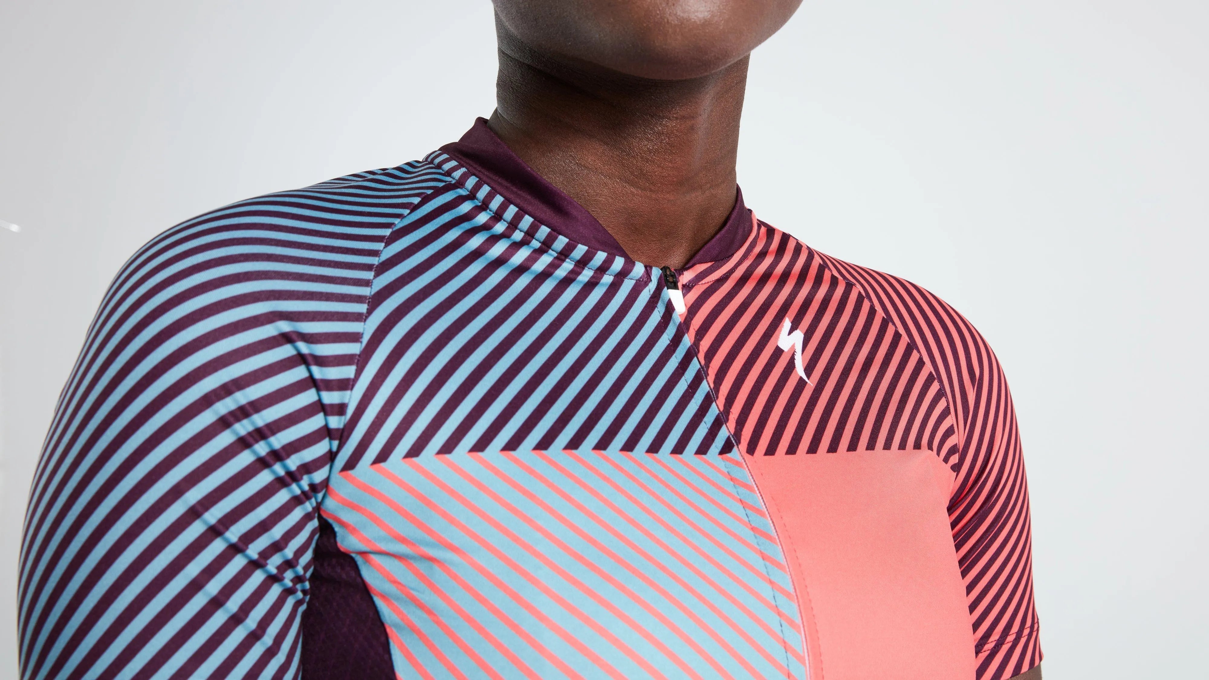 Women's SL+ Logo Stripe Short Sleeve Jersey