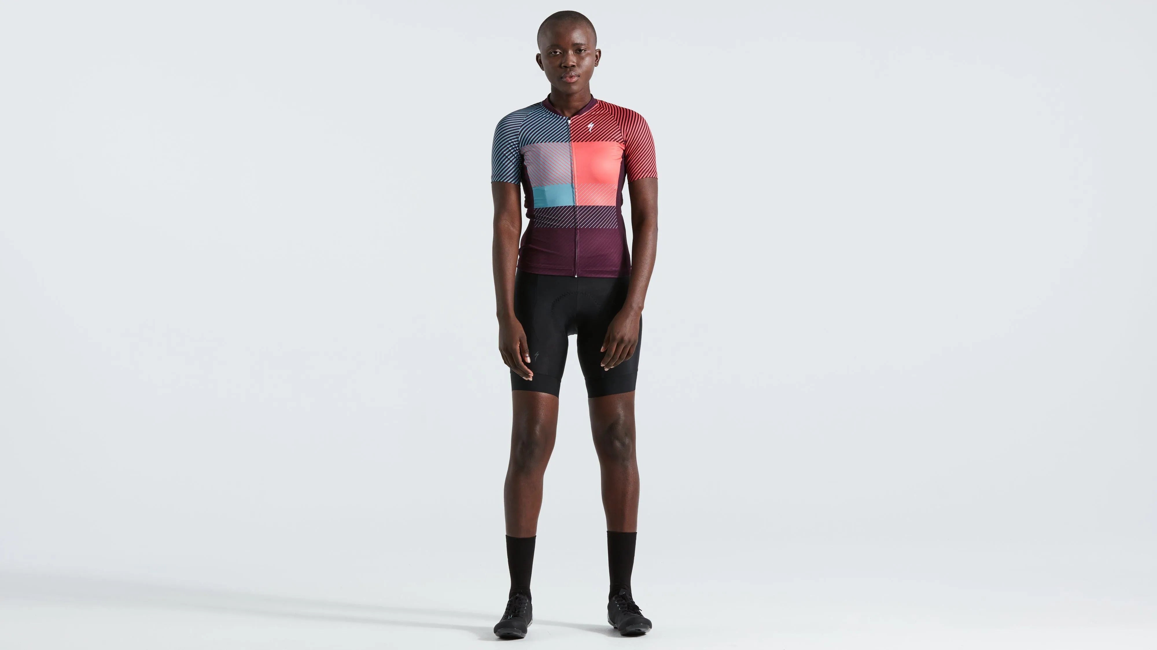 Women's SL+ Logo Stripe Short Sleeve Jersey