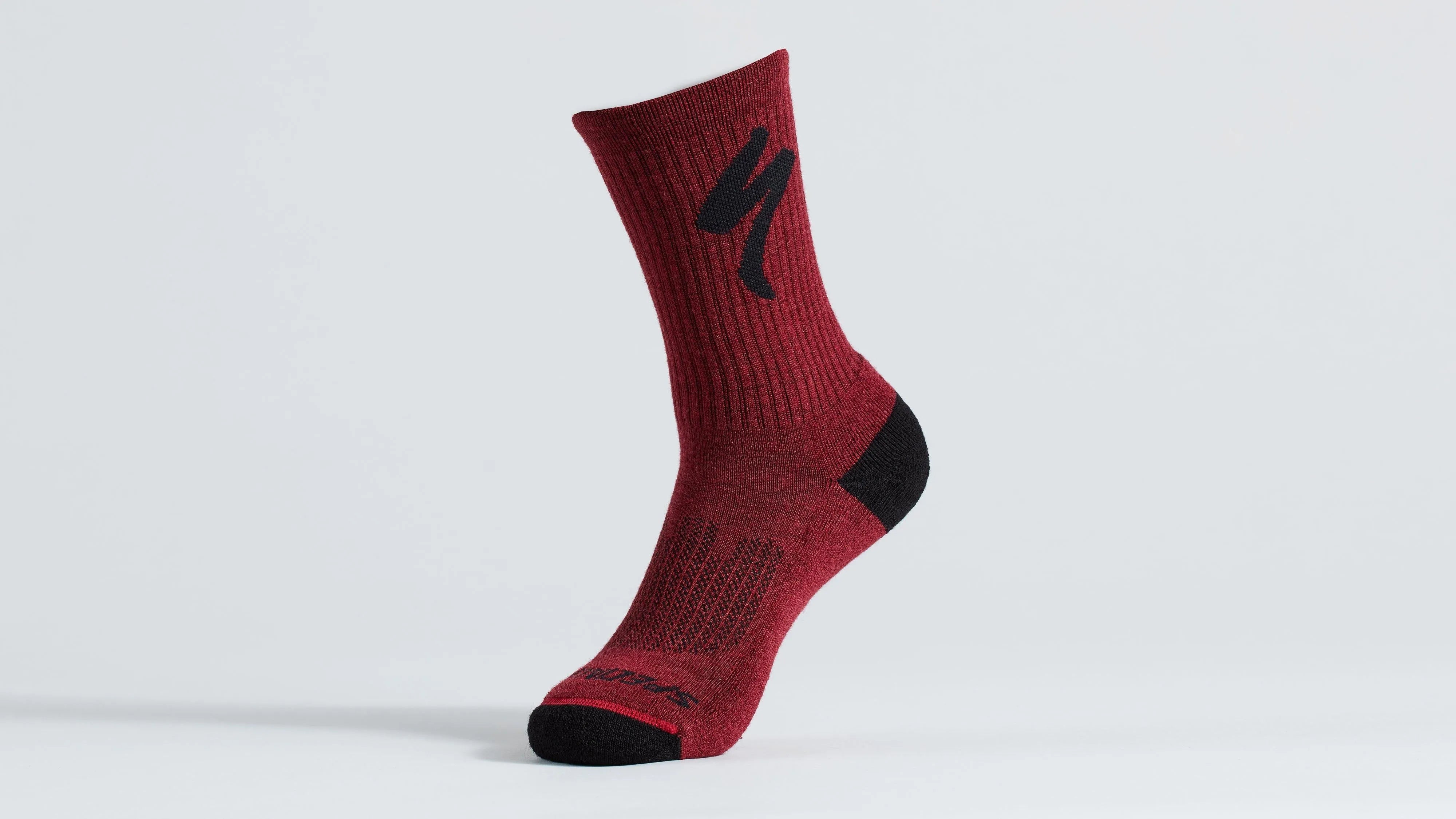 Merino Midweight Tall Logo Socks
