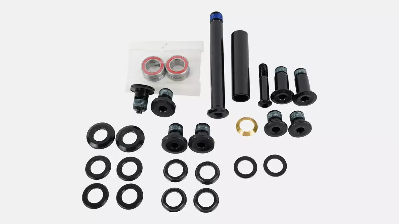 BLT KIT, MY20 KENEVO FSR (GEN.2), SUSPENSION PIVOT BOLT KIT (W/ PIVOT SPACERS & FORWARD SHOCK MOUNTING BOLT)