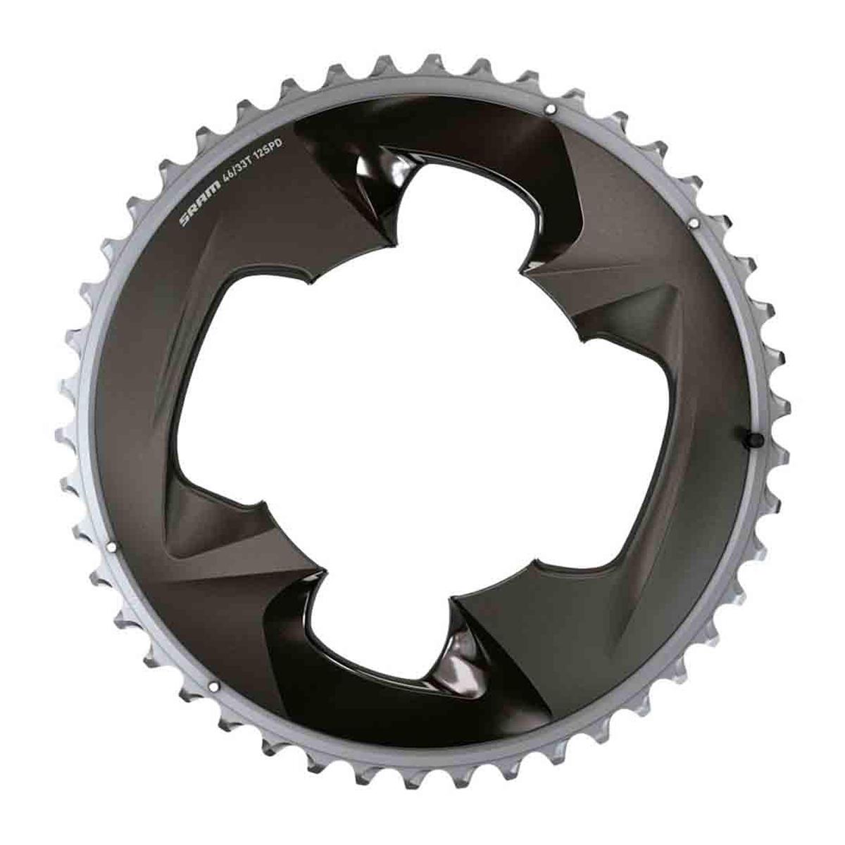 CHAIN RING 35T 107 BCD 2x FORCE BLAST BLACK