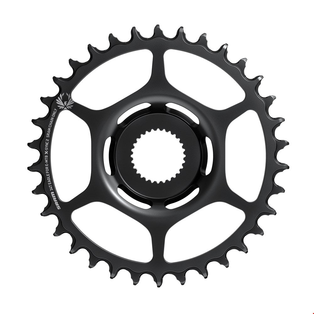 Chain Ring X-SYNC2 34T Steel Boost Bosch Direct Mount Black