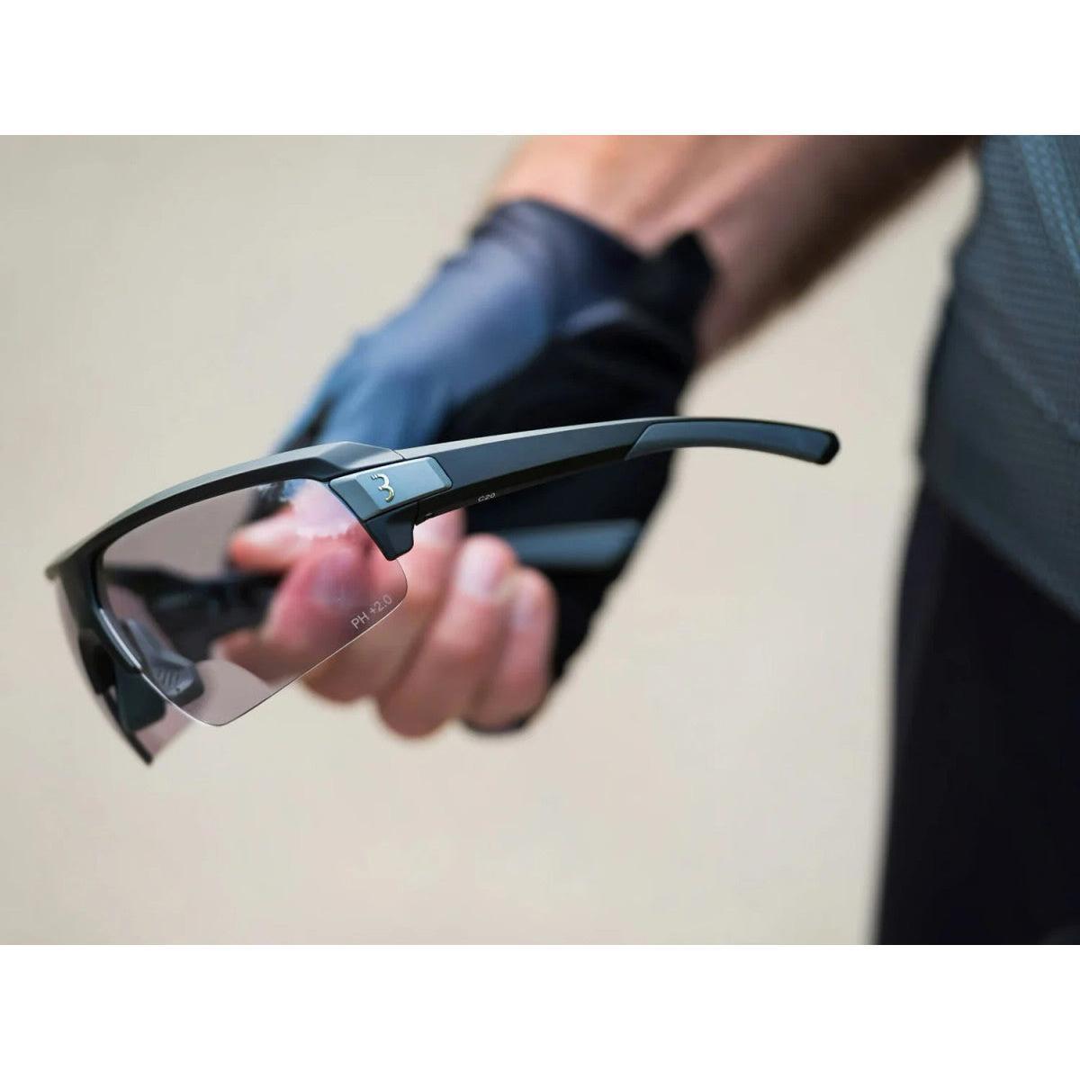 Impulse Reader Sportglasses Photochromic +2.0 in Matt Black