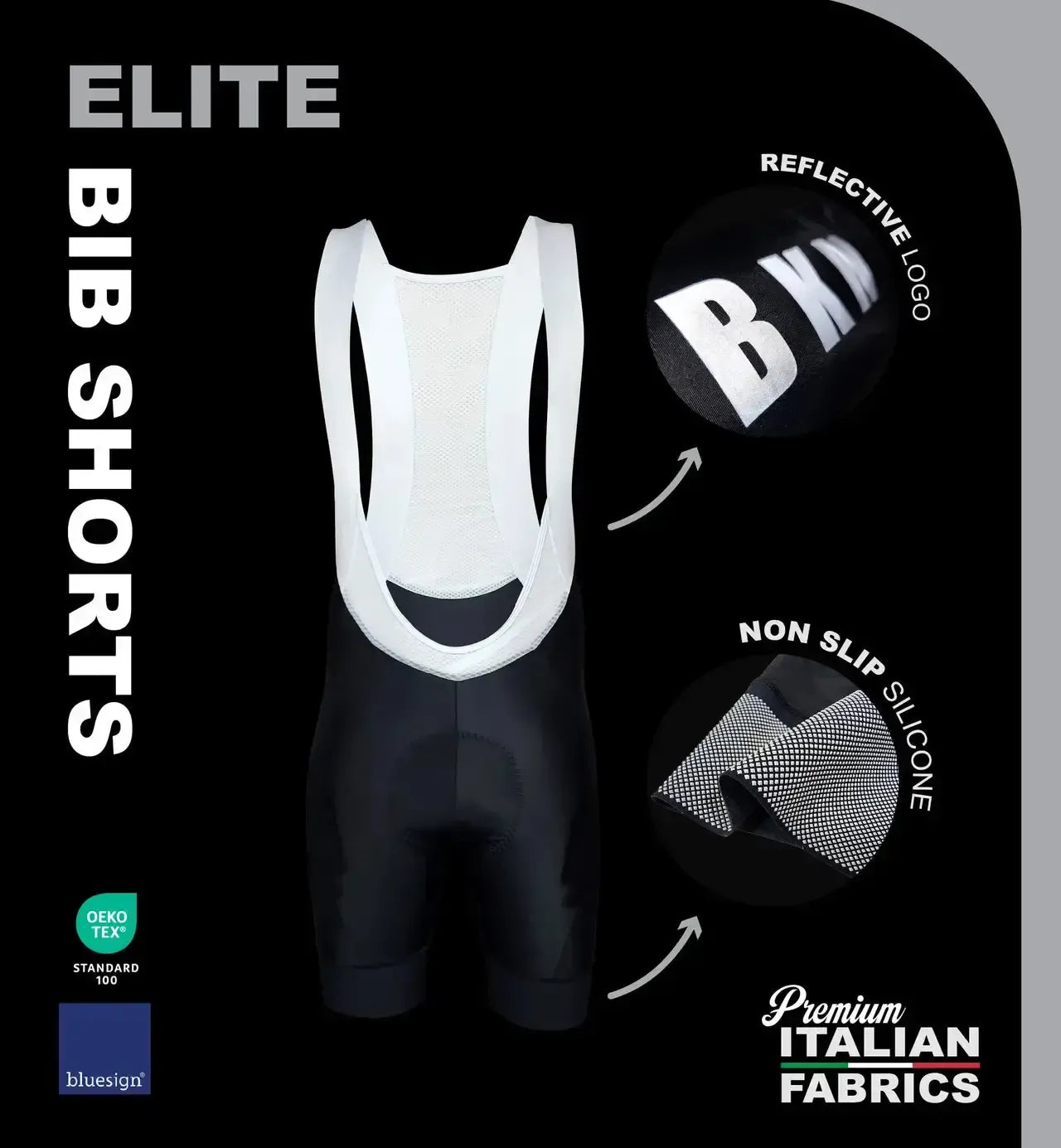 Men's Mens Elite Bib in Navy