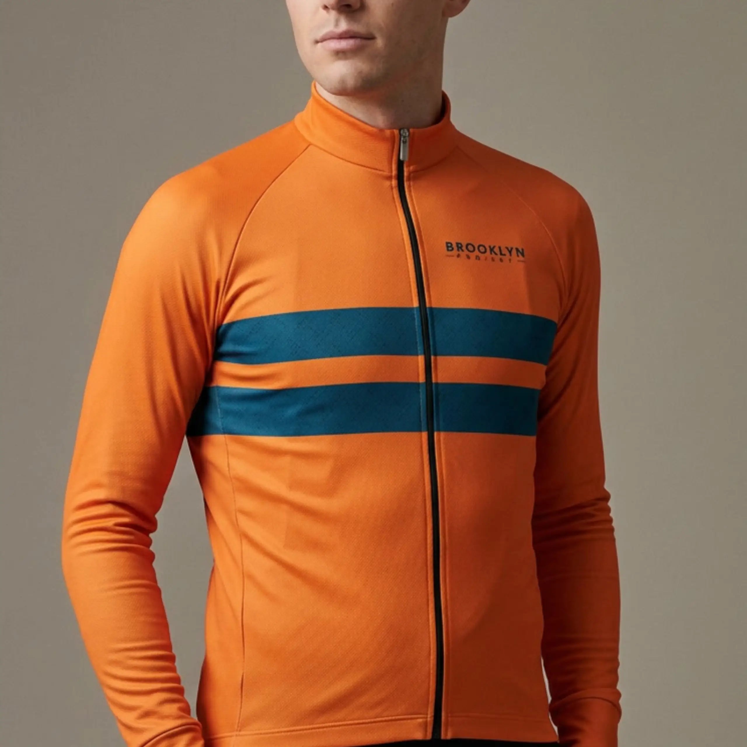 Men's Pro LS Thermal Jacket in Burnt Orange