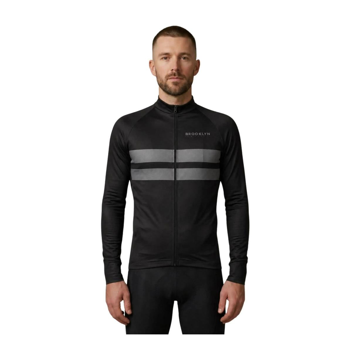 Men's Pro LS Thermal Jacket in Black & Grey