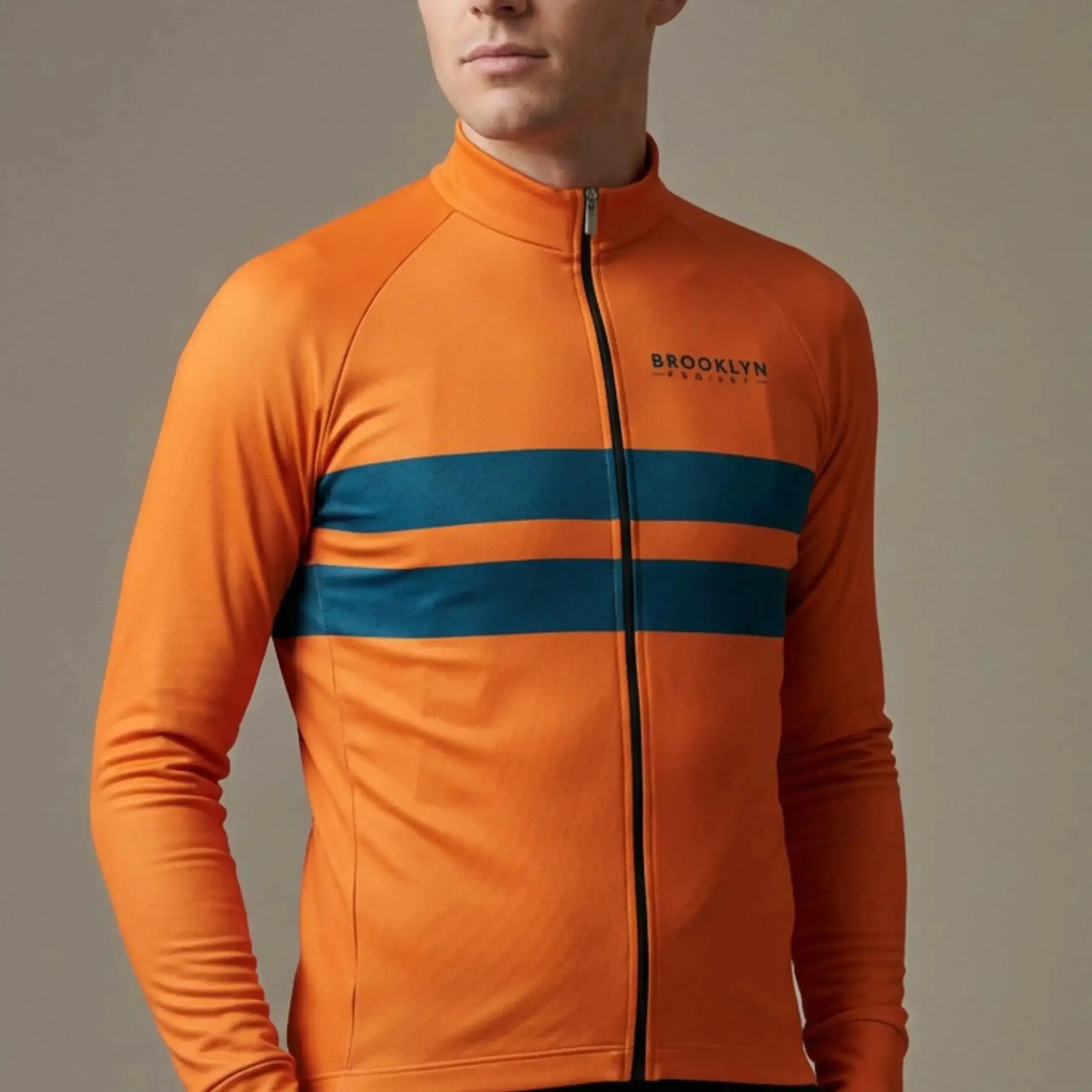 Men's Pro LS Thermal Jacket in Burnt Orange