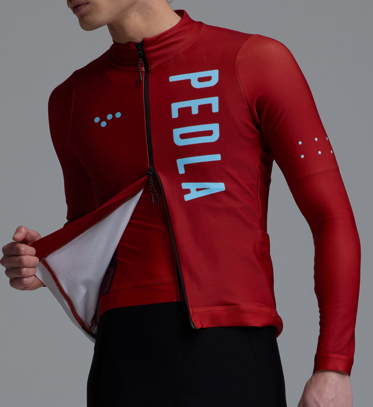 Men's Thermal LS Jersey in Solid Fox Fed