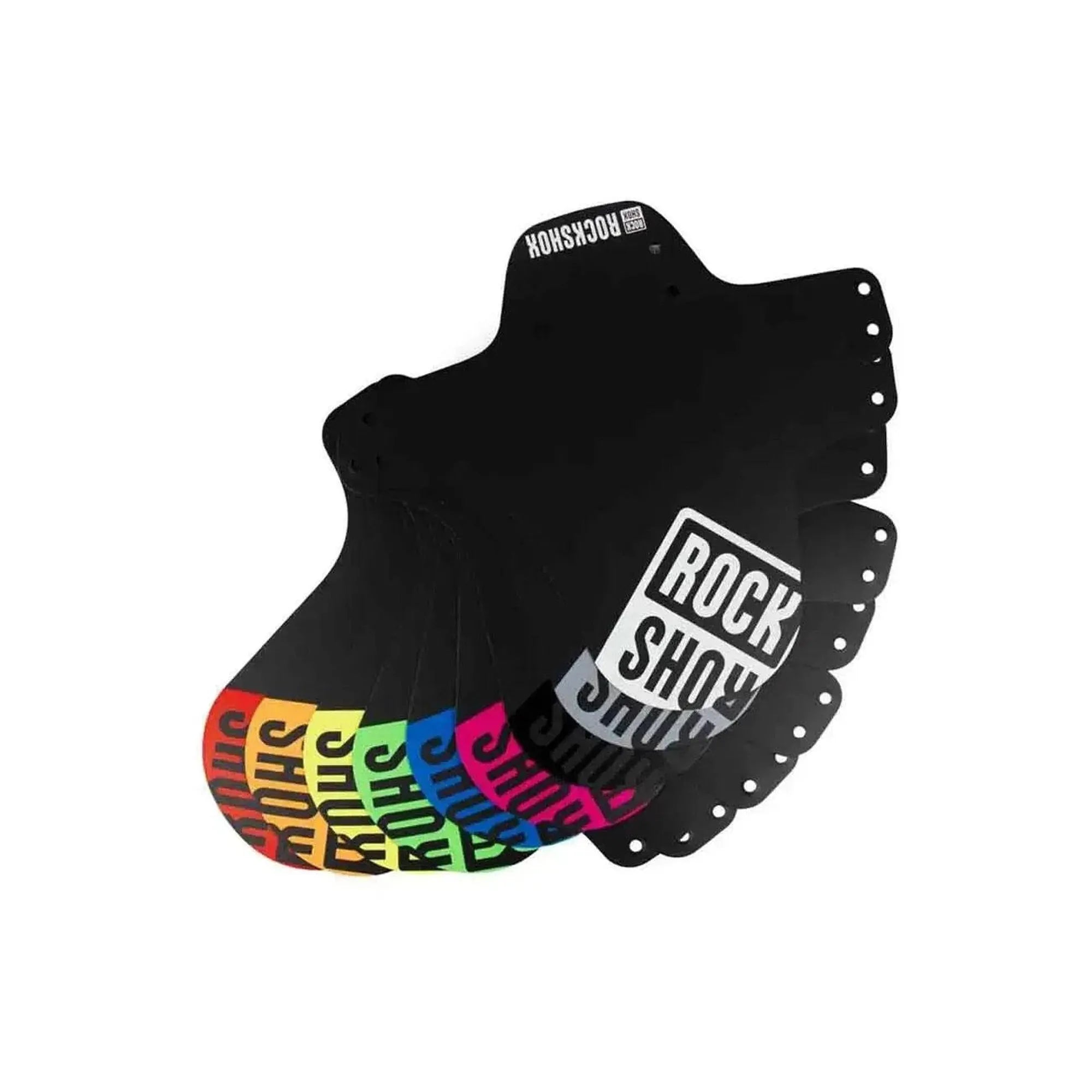 MTB FENDER BLACK SHORT ZIP TIE WITH BLUE PRINT