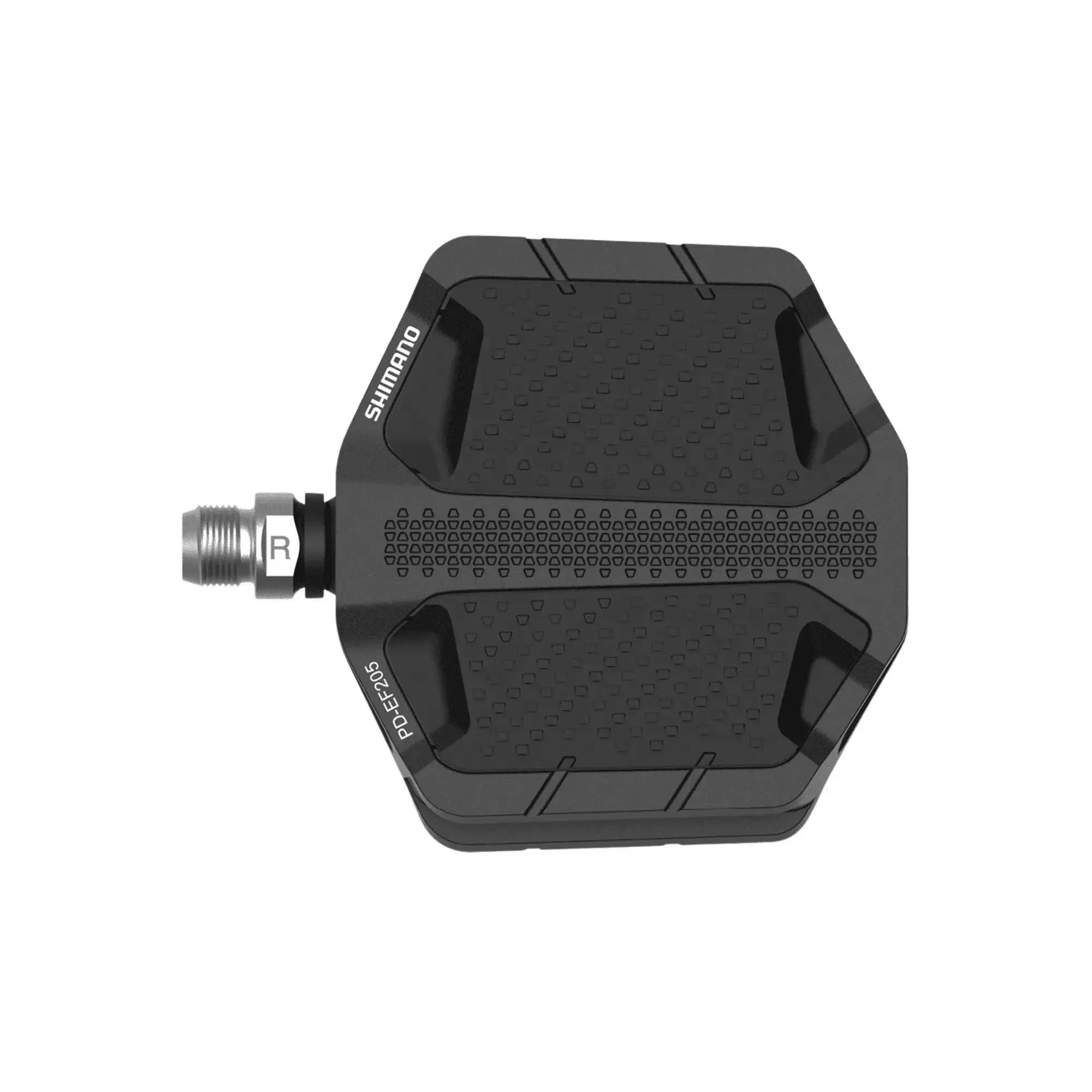 PD-EF205 Flat Platform Pedals Black E-BikeTrekkingUrban wResin Plate 2