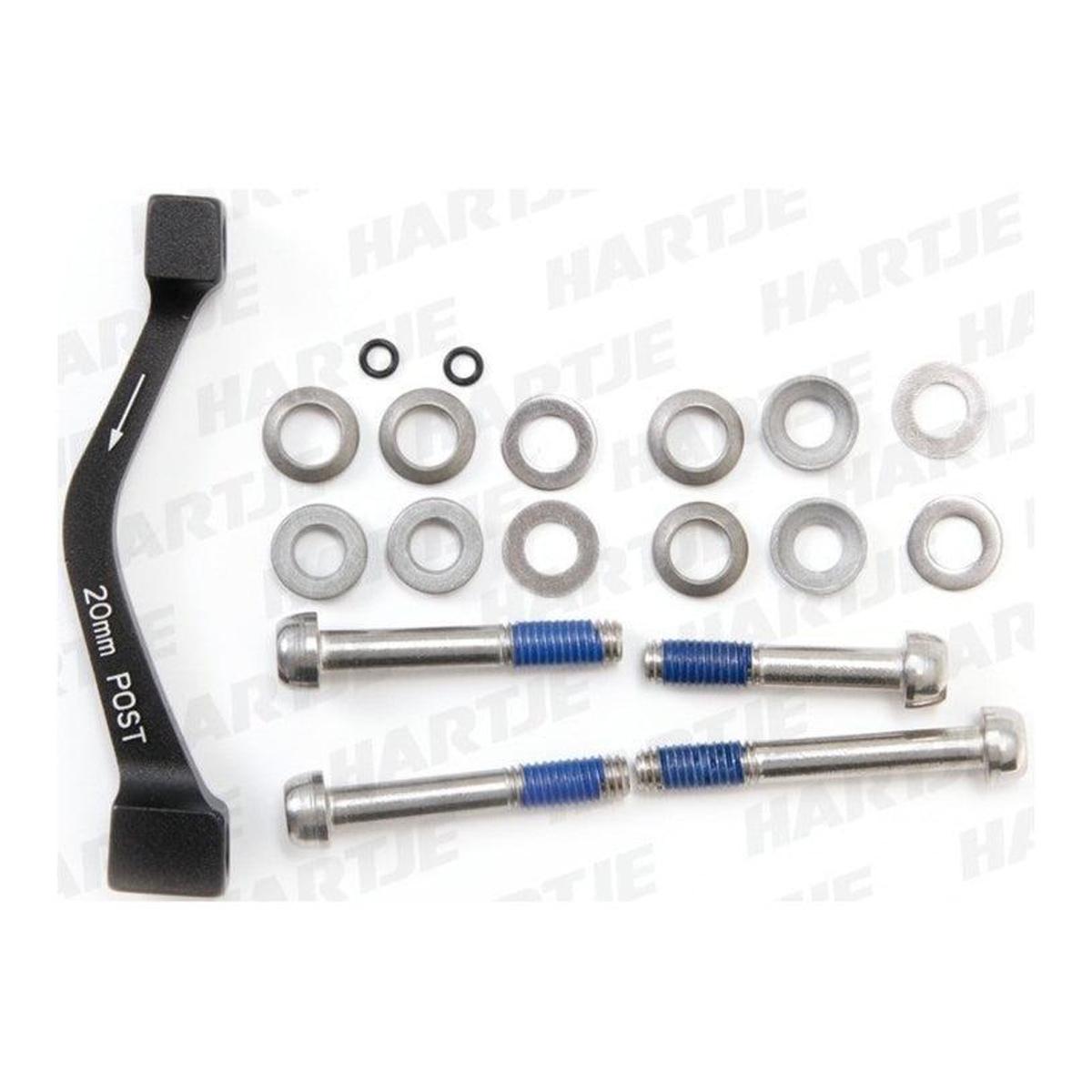 Post Bracket 20 Front 180mm Rear 160mm Stainless Bolts CPS