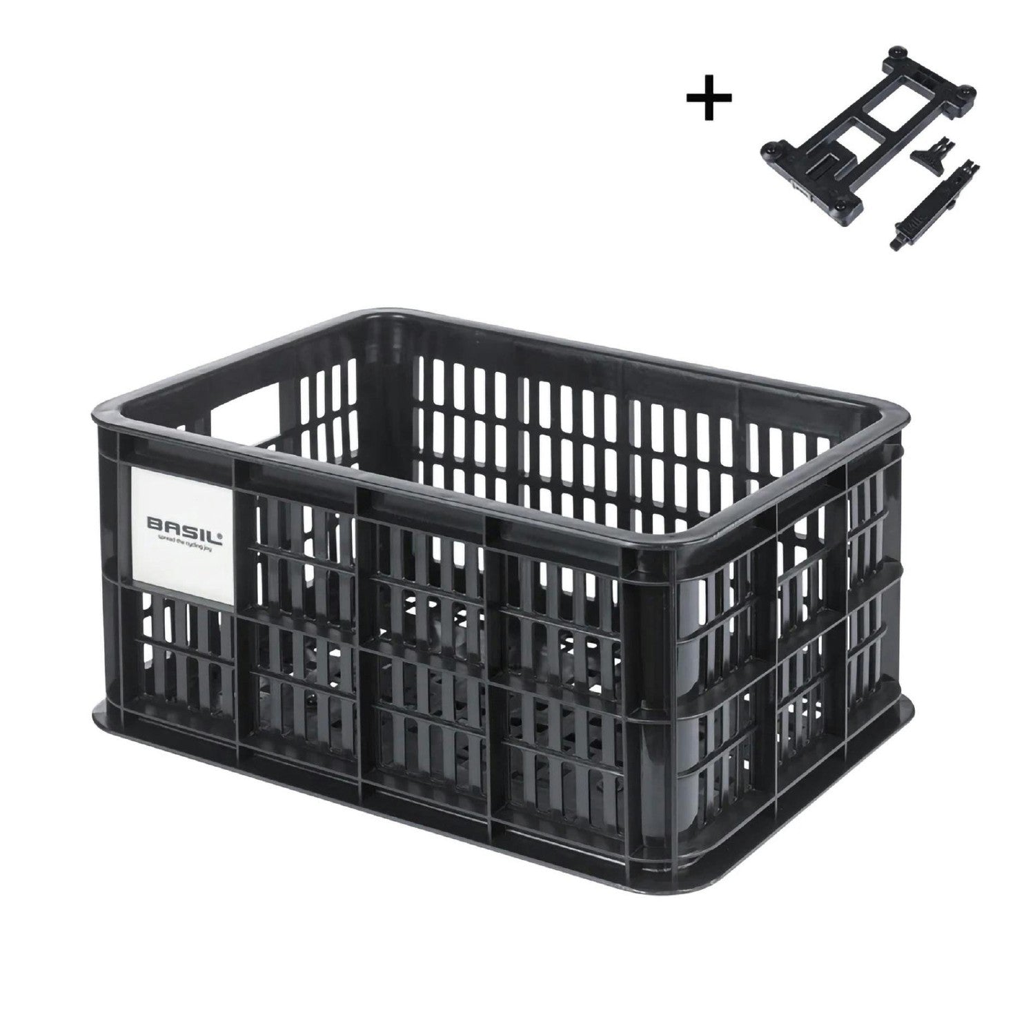 Recycled Bicycle Crate with Lockable MIK Adapter