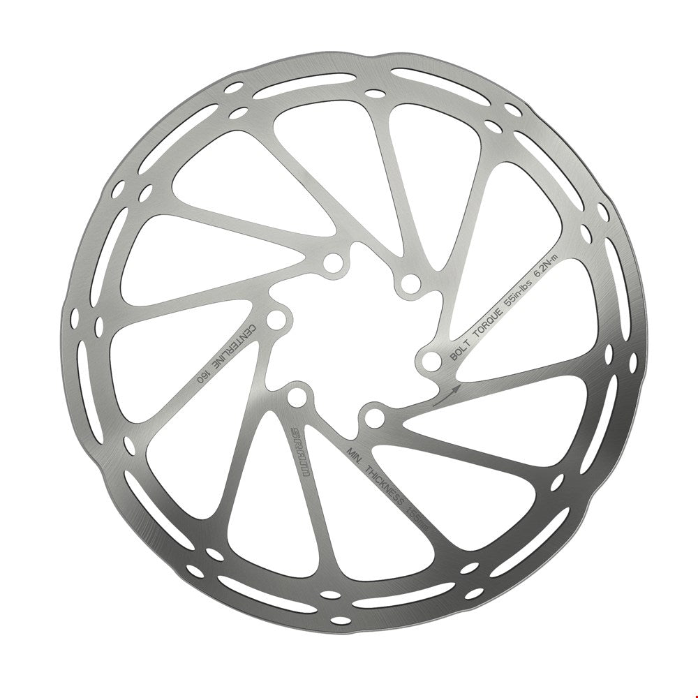 Rotor Centerline 220mm (includes Steel rotor bolts) Rounded