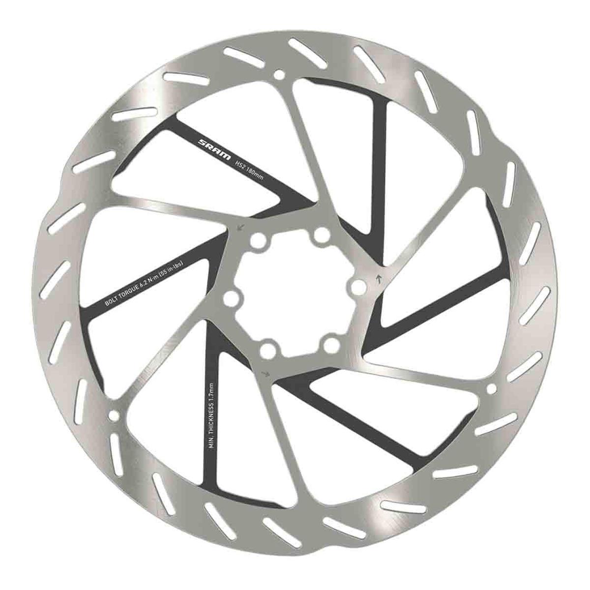 Rotor HS2 160mm 6-bolt (includes Steel rotor bolts) Rounded