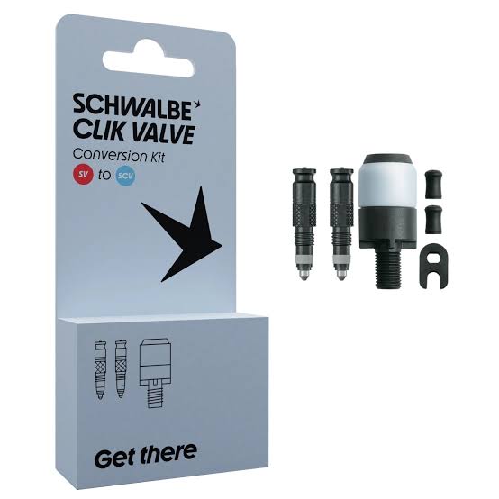 Schwalbe Clik Valve conversion with pump head
