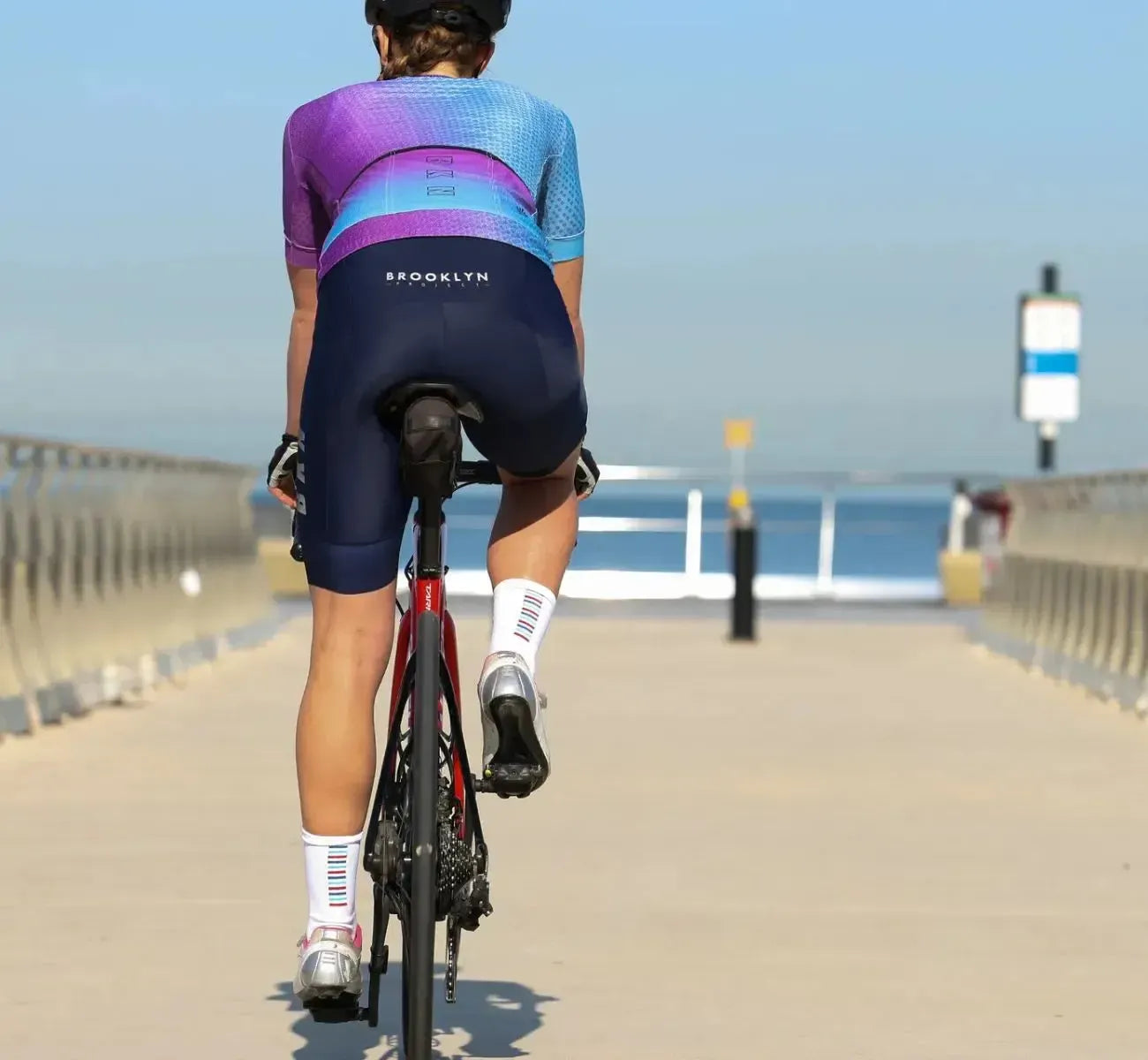 Women's Pro Jersey in Purple Pink-Jerseys-bikeNOW