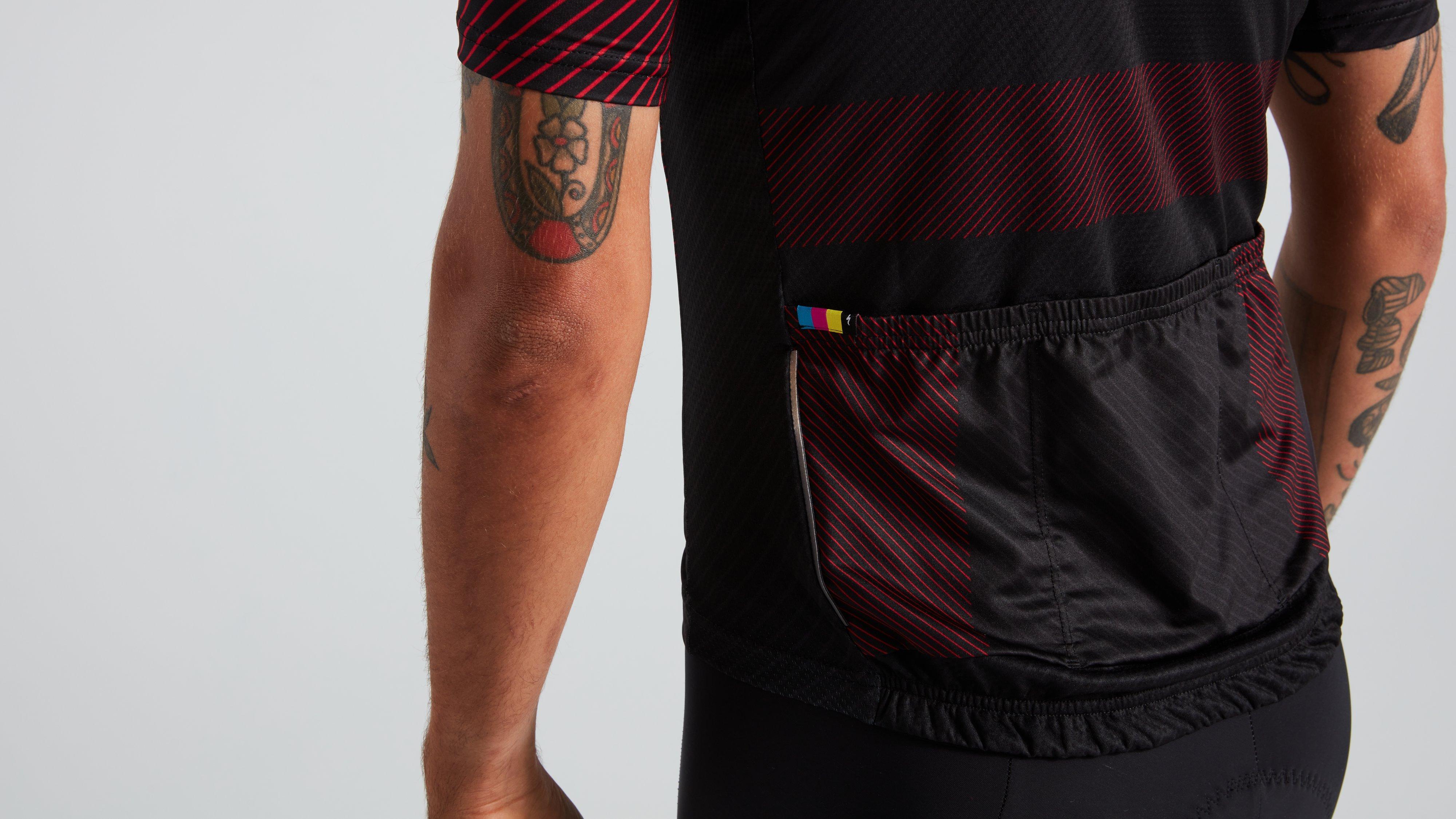 Men's SL+ Logo Stripe Short Sleeve Jersey