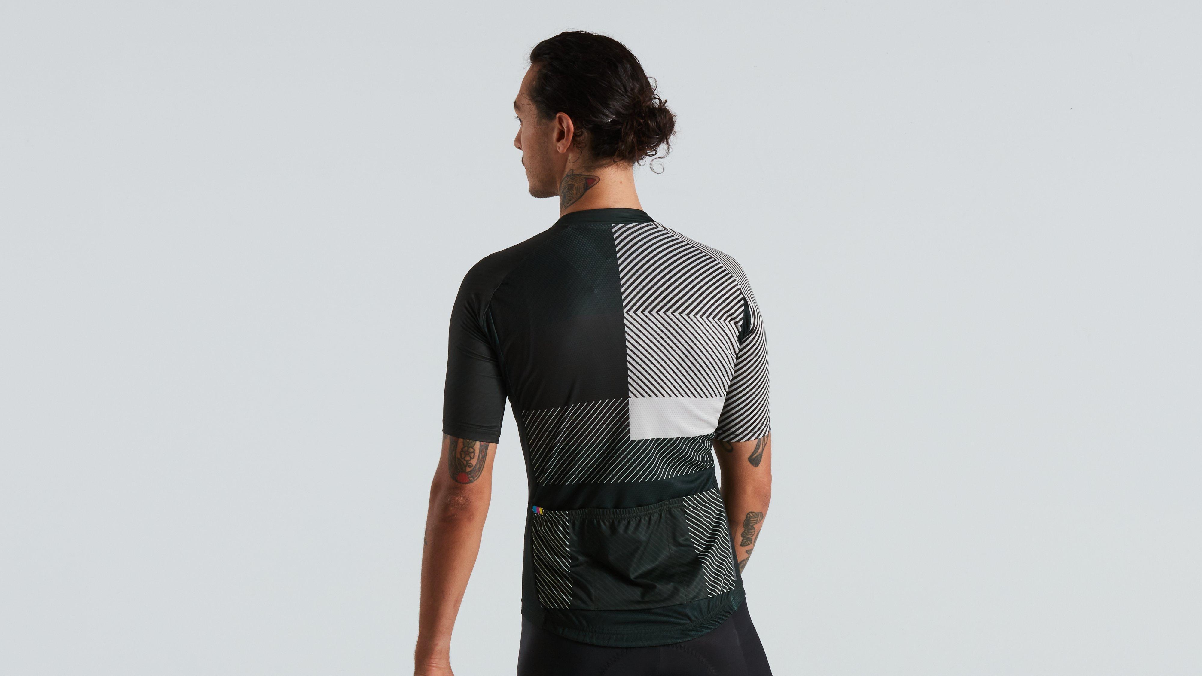 Men's SL+ Logo Stripe Short Sleeve Jersey