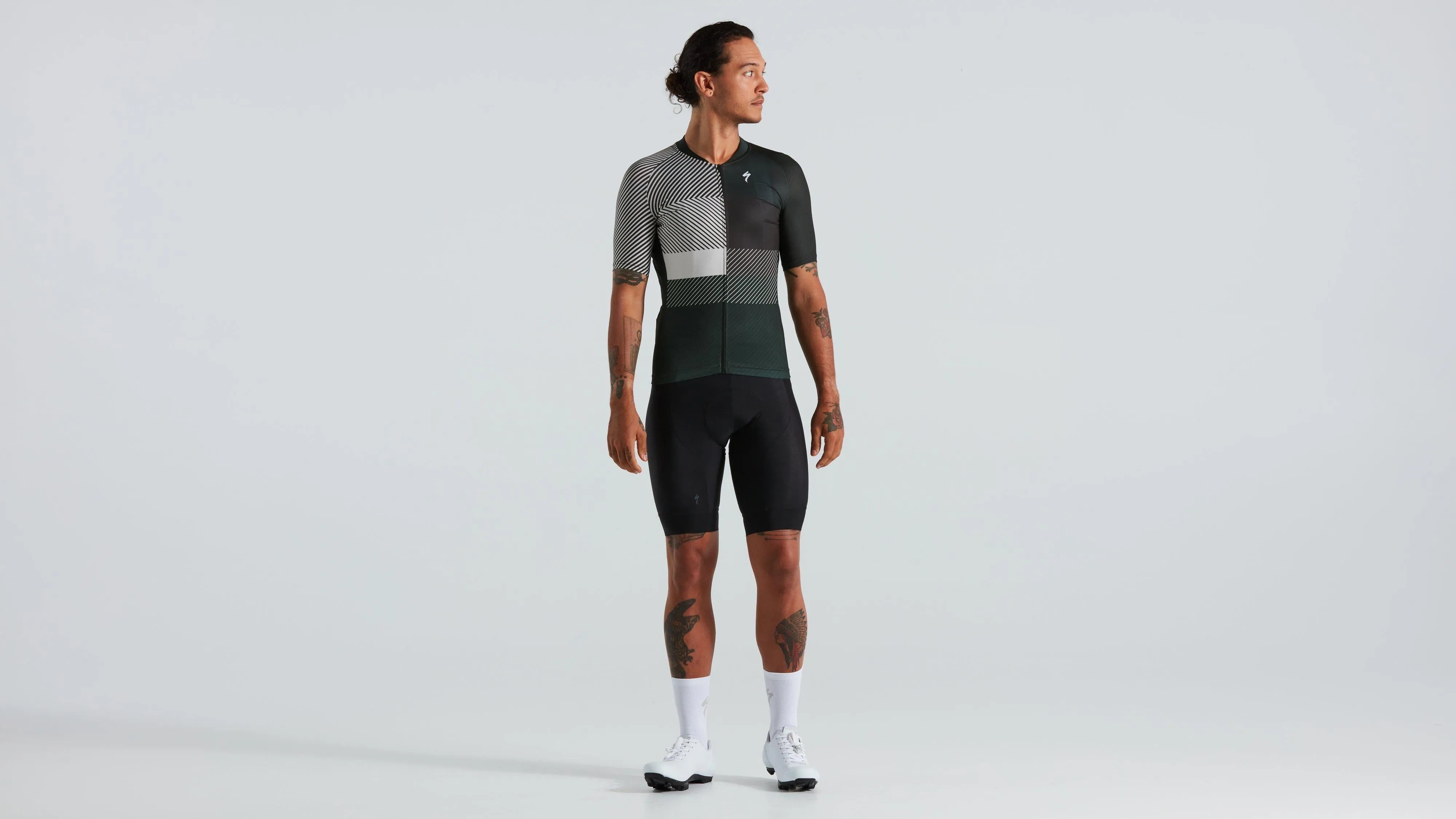 Men's SL+ Logo Stripe Short Sleeve Jersey