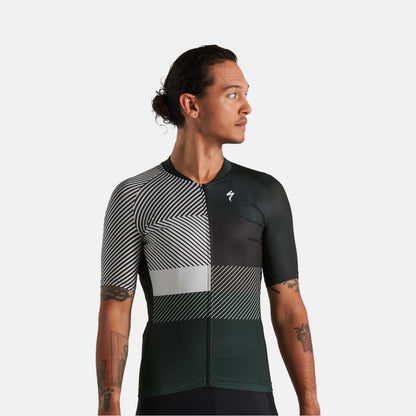 Men's SL+ Logo Stripe Short Sleeve Jersey