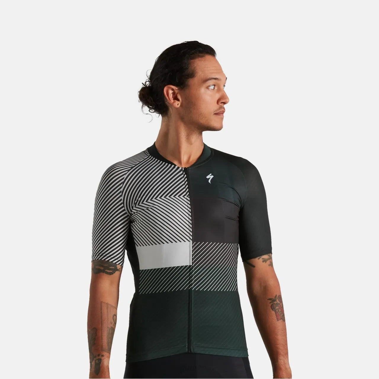 Men's SL+ Logo Stripe Short Sleeve Jersey