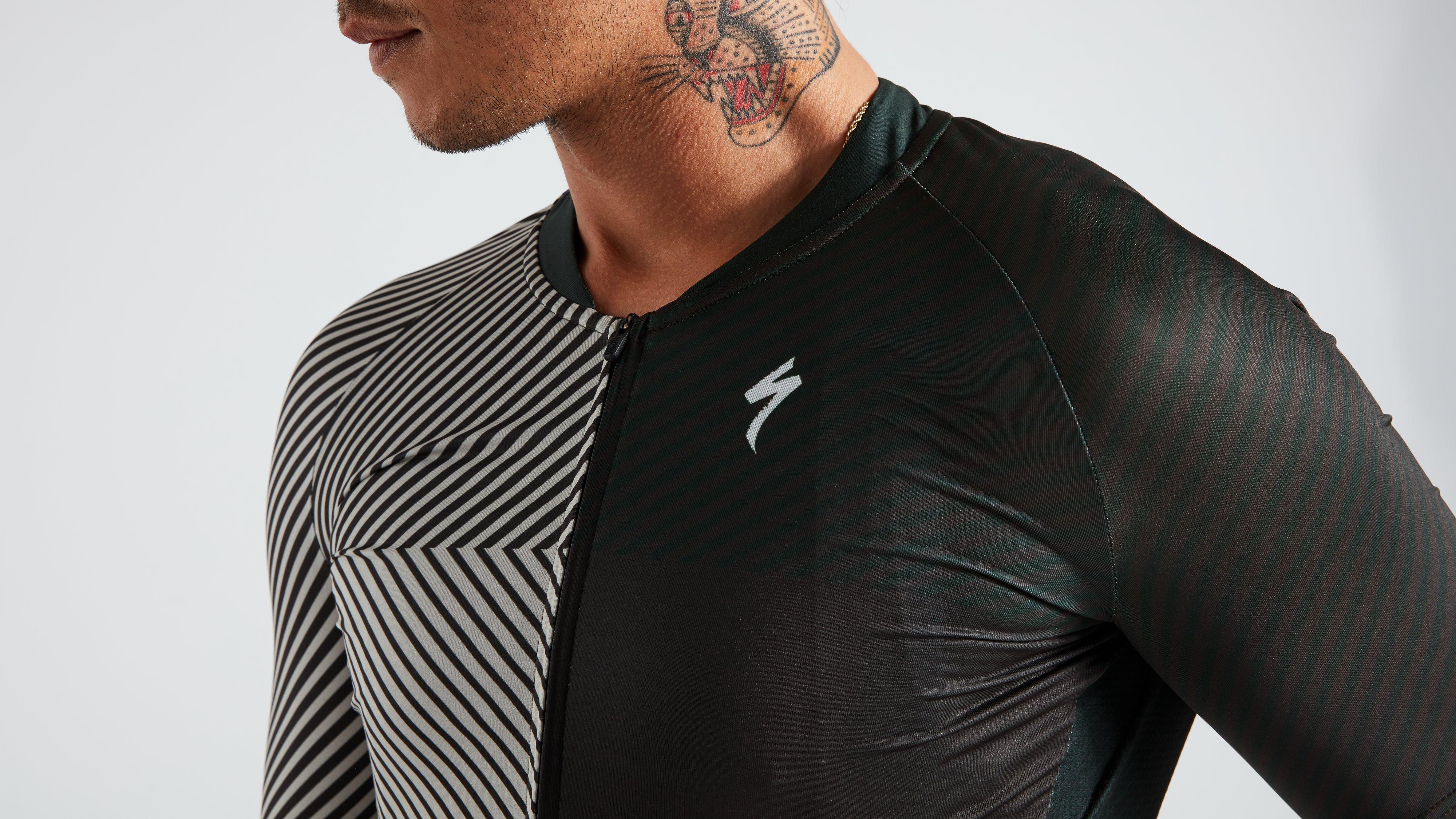 Men's SL+ Logo Stripe Short Sleeve Jersey