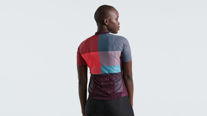 Women's SL+ Logo Stripe Short Sleeve Jersey