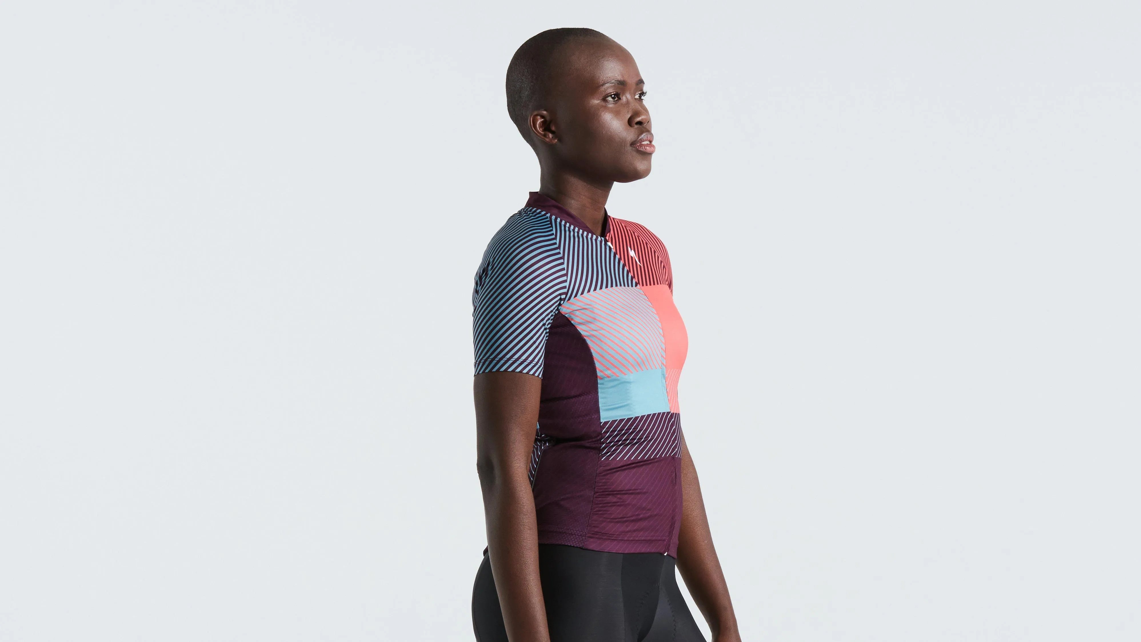 Women's SL+ Logo Stripe Short Sleeve Jersey