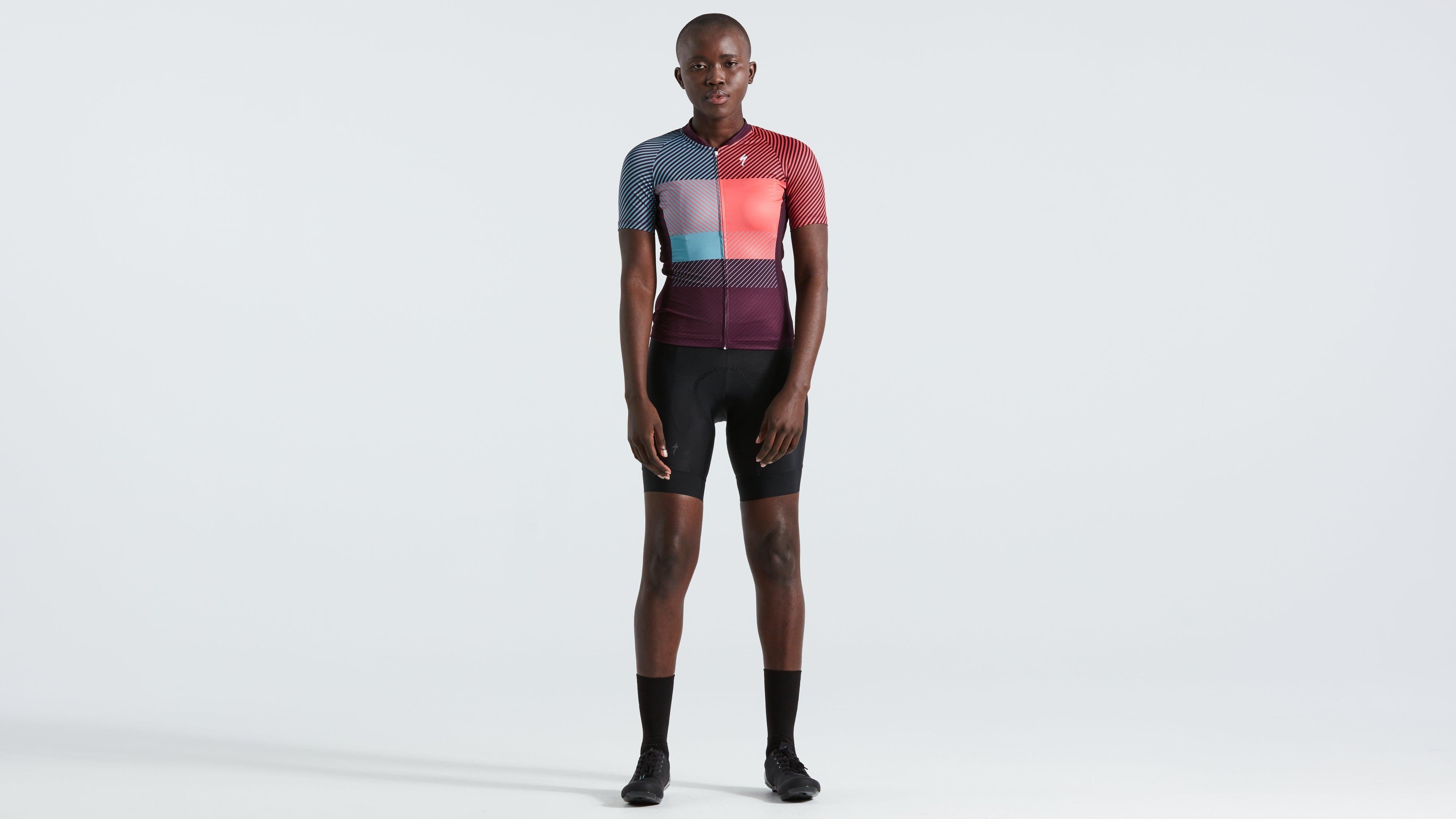 Women's SL+ Logo Stripe Short Sleeve Jersey