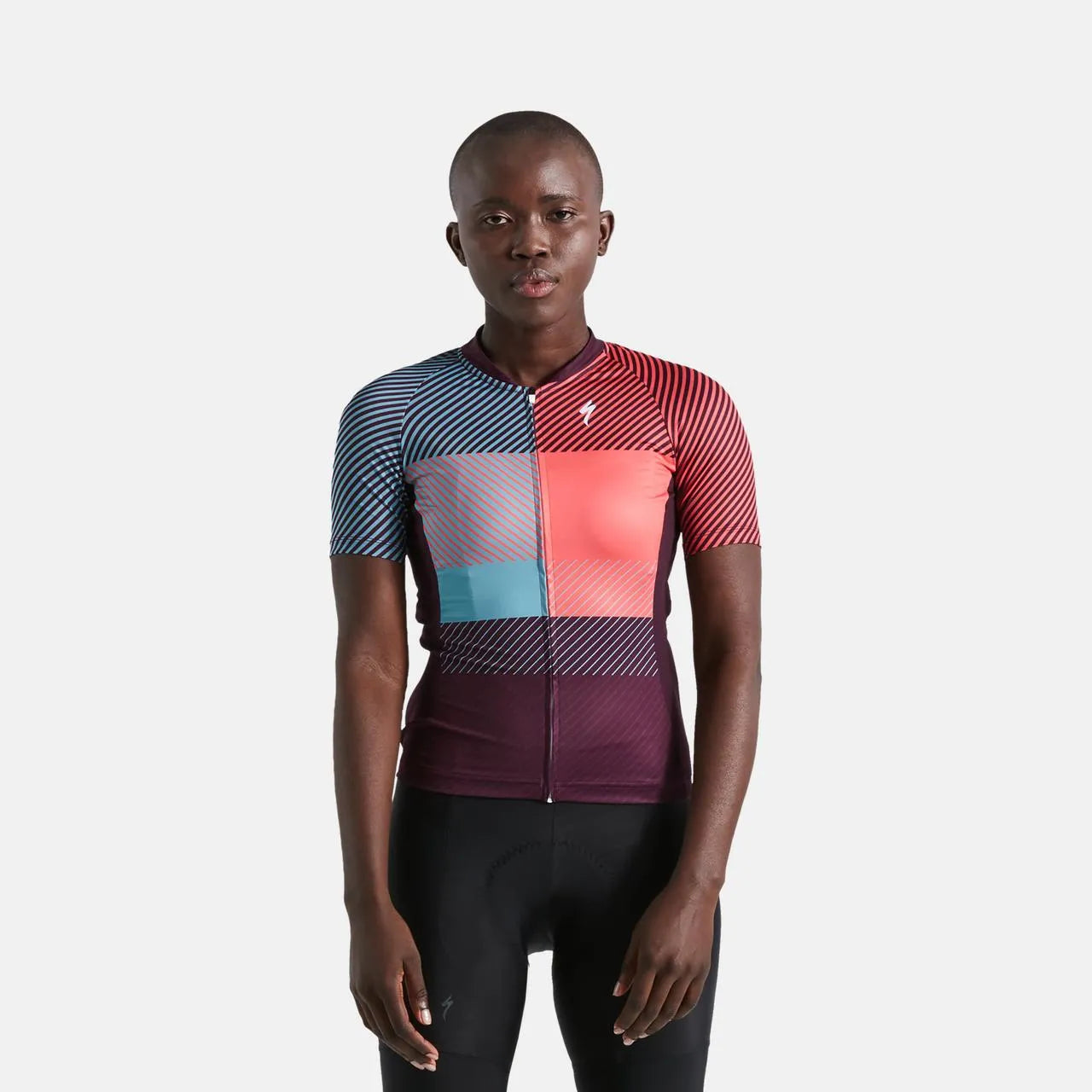 Women's SL+ Logo Stripe Short Sleeve Jersey