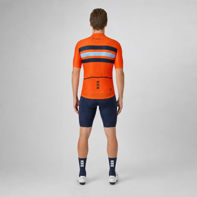 Men's Pro Max Jersey in Bright Orange & Navy