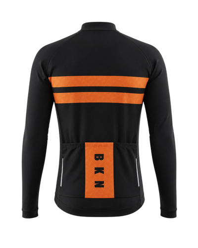 Men's Pro LS Thermal Jacket in Black & Orange