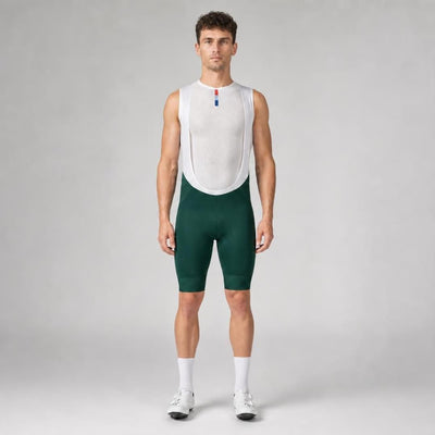 Men's Pro Max Bibs in Hunter Green