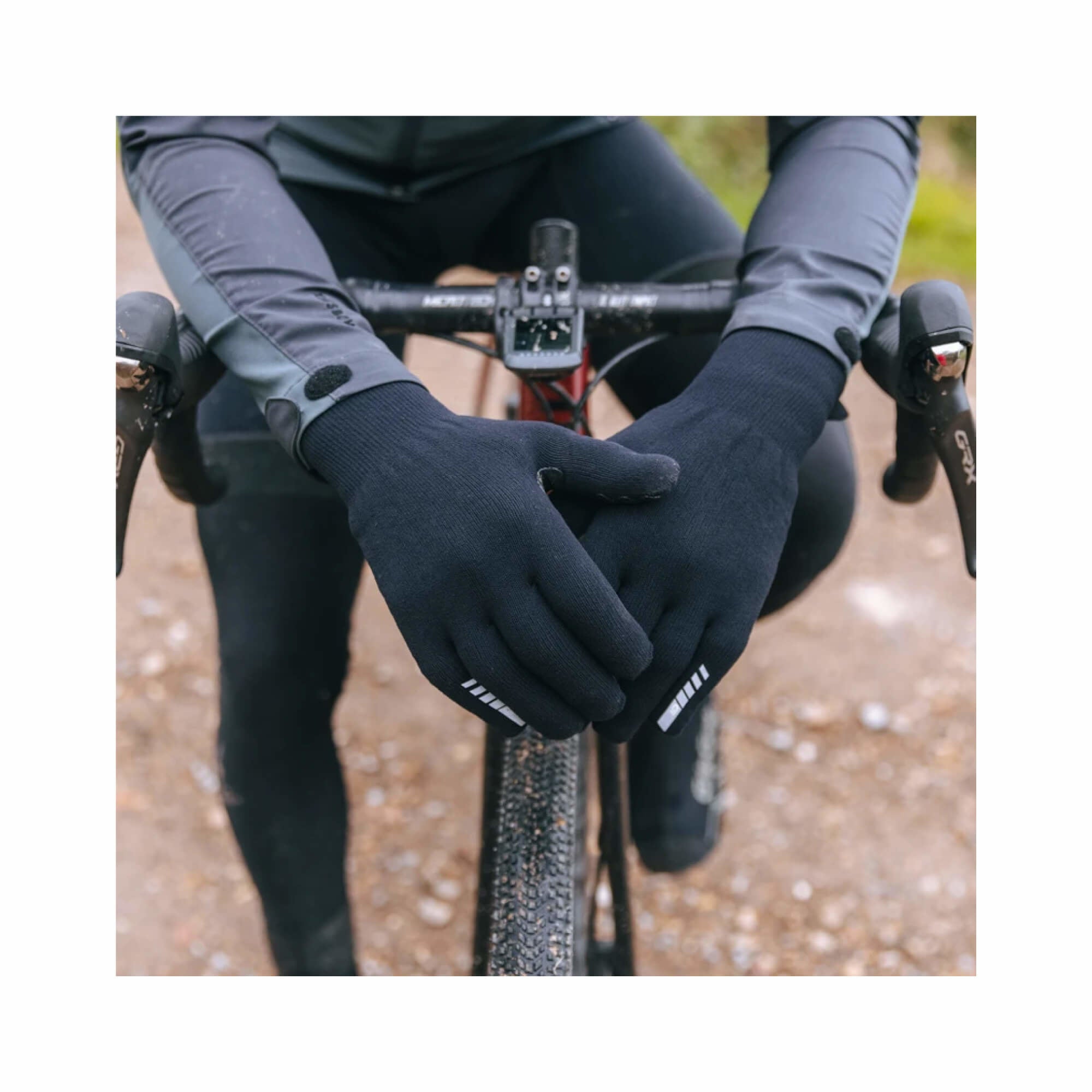 Waterproof Knitted Thermal Gloves-Gloves-bikeNOW