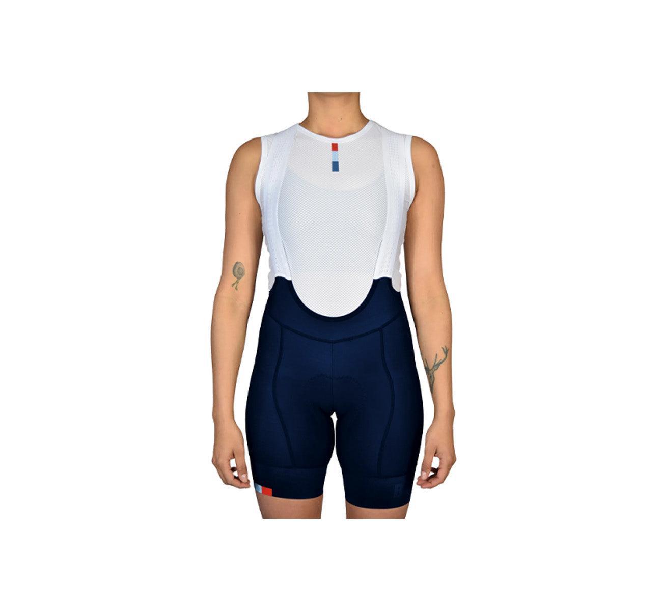 Women's Pro Bib in Navy-Bibs & Shorts-bikeNOW