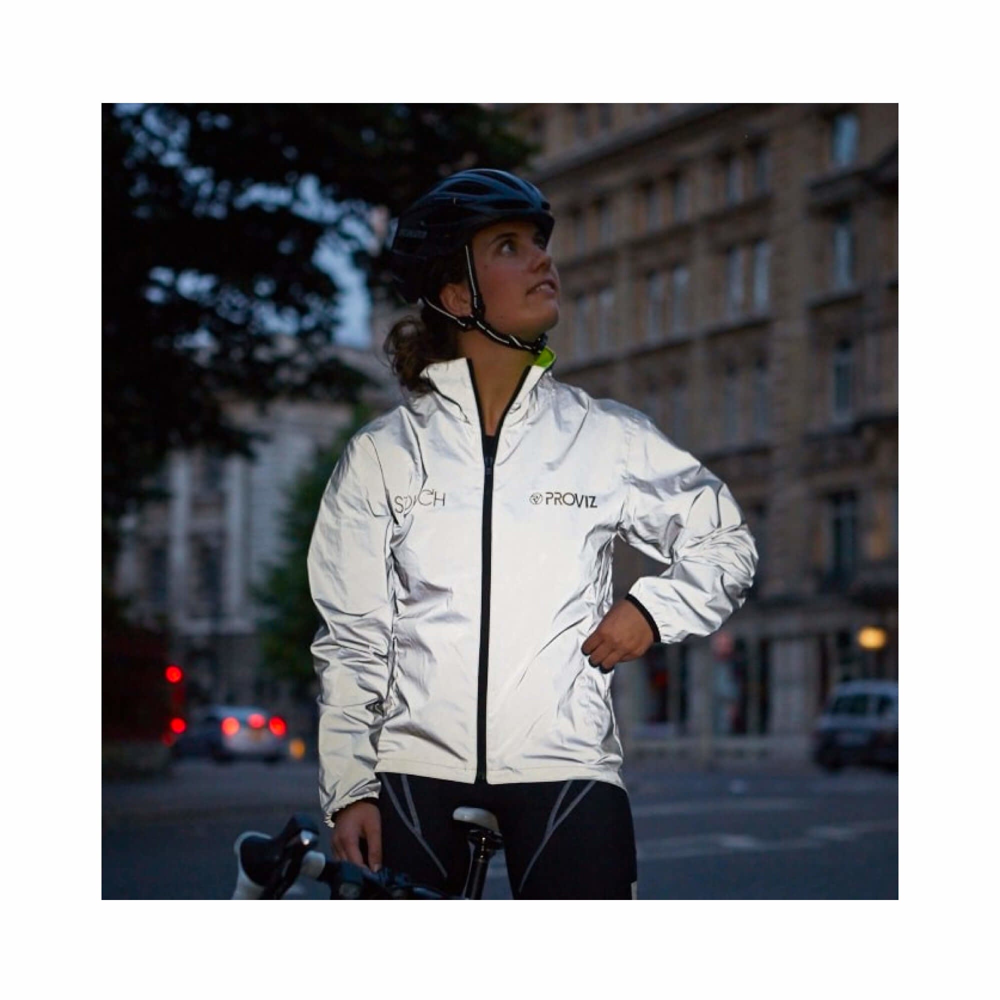 Women's Reflective Reversible Jacket-Jackets-bikeNOW