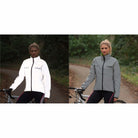 Women's Reflective Reversible Jacket-Jackets-bikeNOW