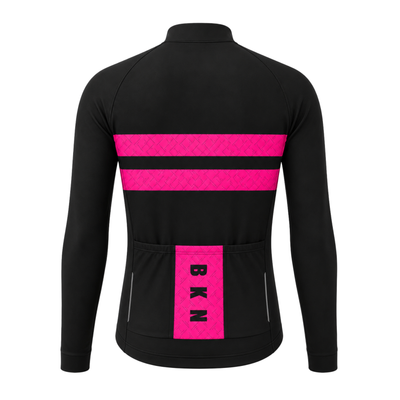Women's Pro LS Thermal Jacket in Black & Pink