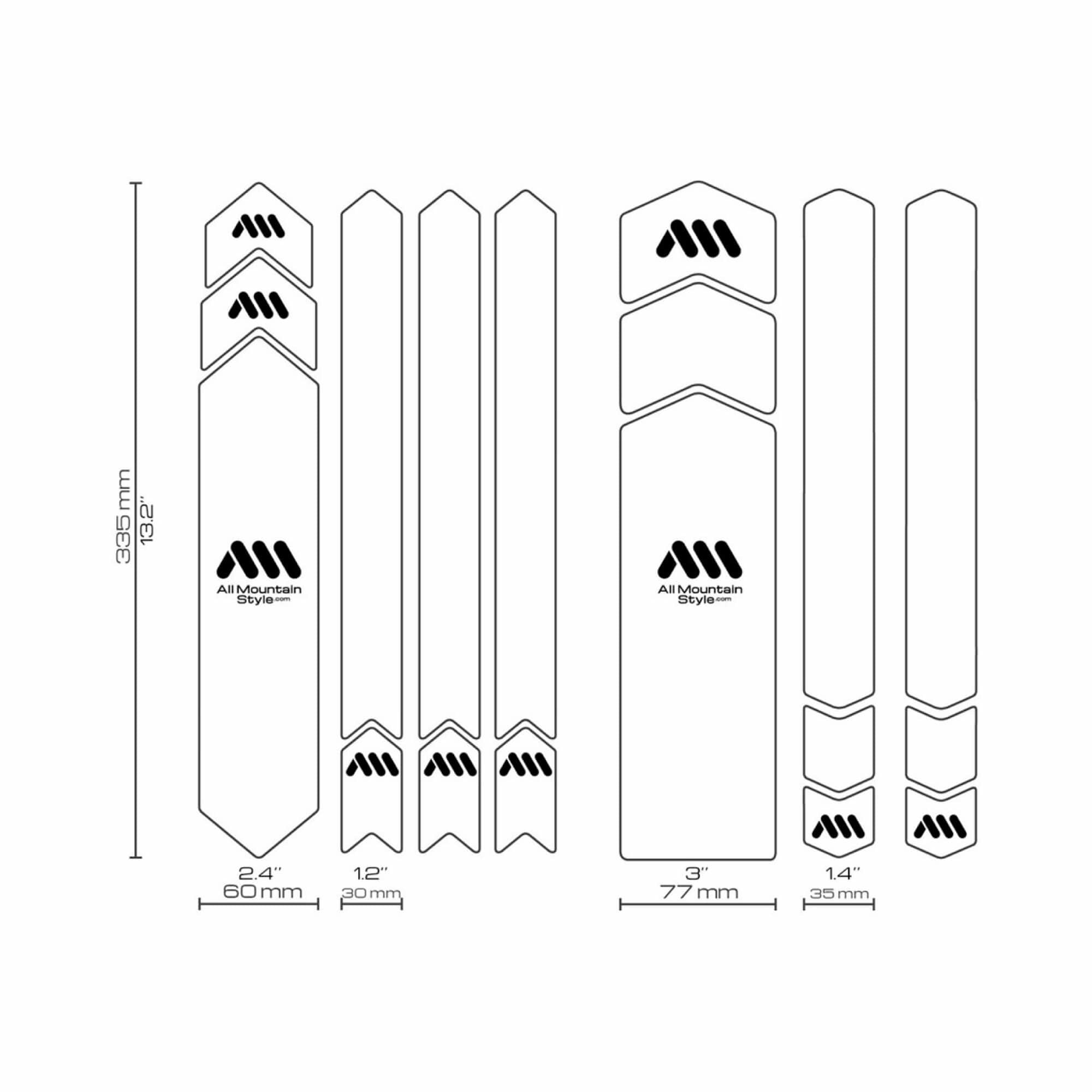 XX-Large Full Frame Protection Wrap-Frame Protection & Mudguards-bikeNOW