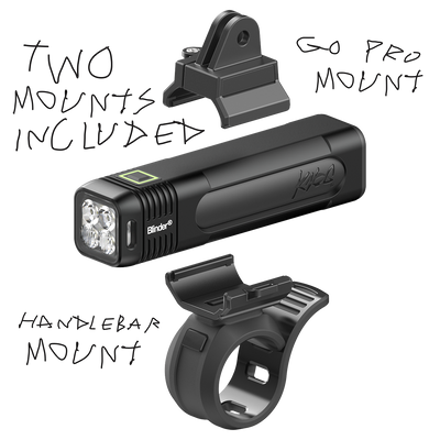Blinder 1000 & Blinder Square Bike Light Set | 1000 / 100 Lumens