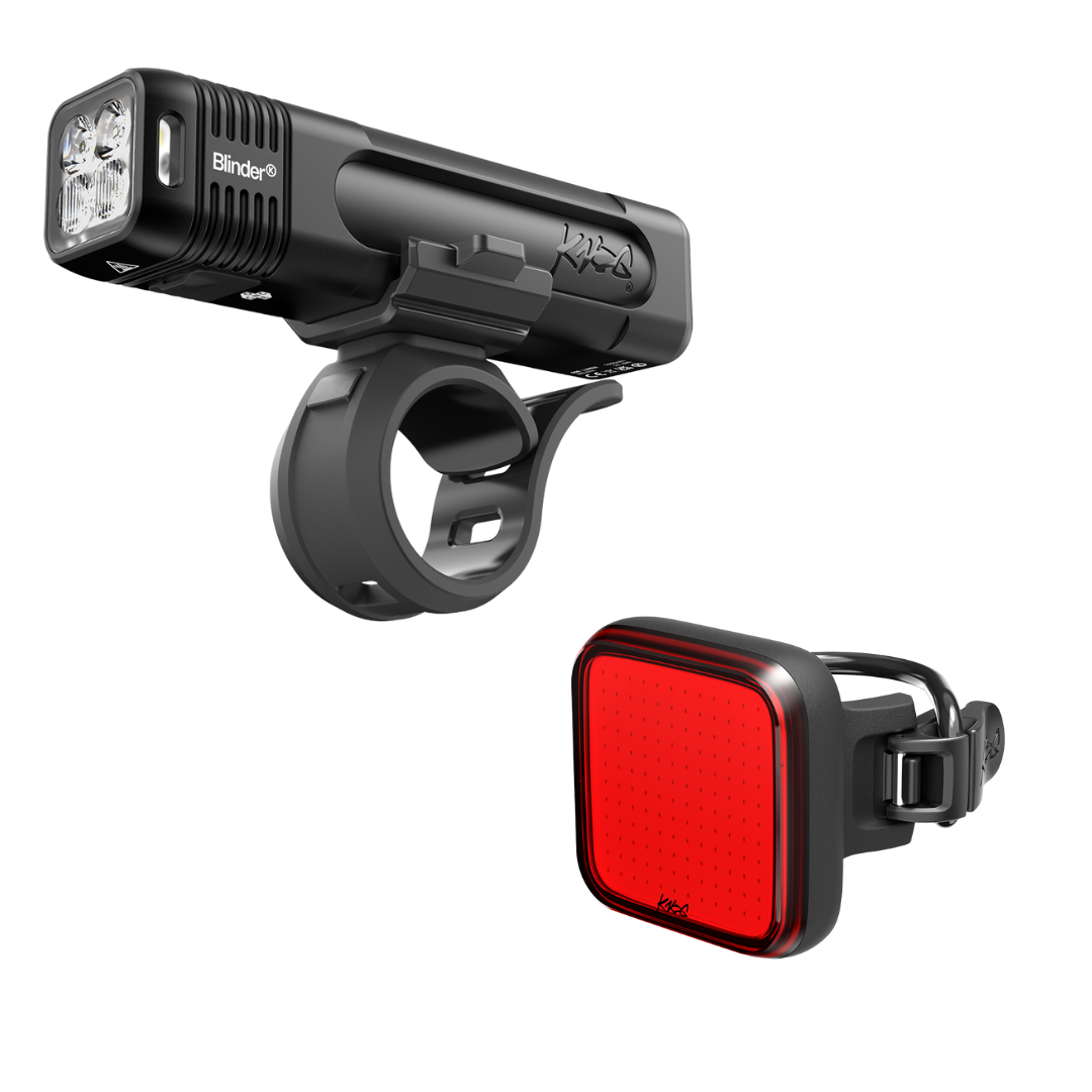 Blinder 1000 & Blinder Square Bike Light Set | 1000 / 100 Lumens