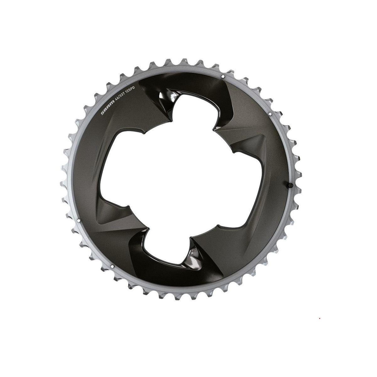 CHAIN RING 46T 107 BCD 2X FORCE POLAR GRY COVER PLATE