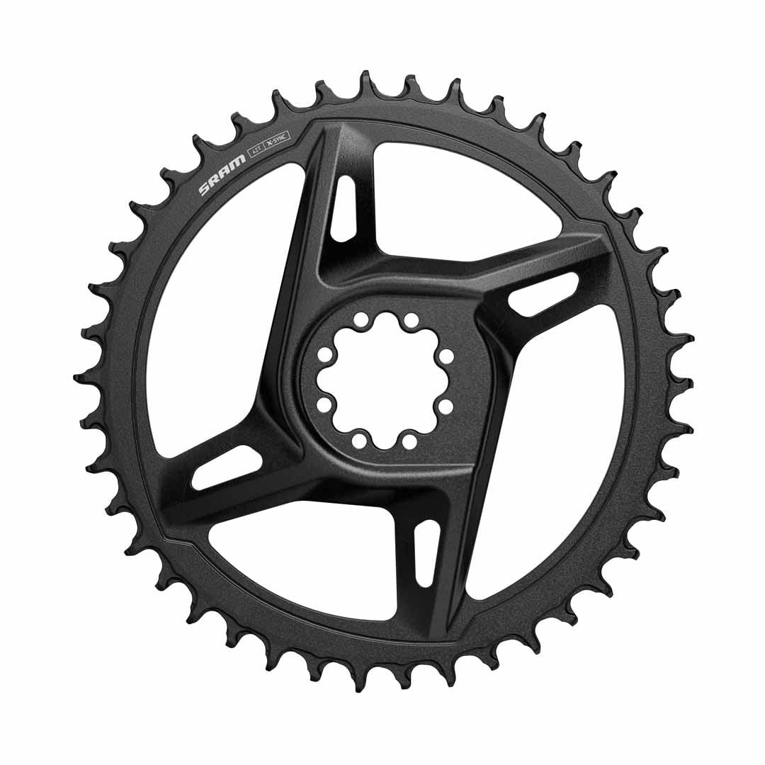 CHAIN RING ROAD 42T DM X-SYNC 6.5MM OFFSET - BLACK (RIVAL E1