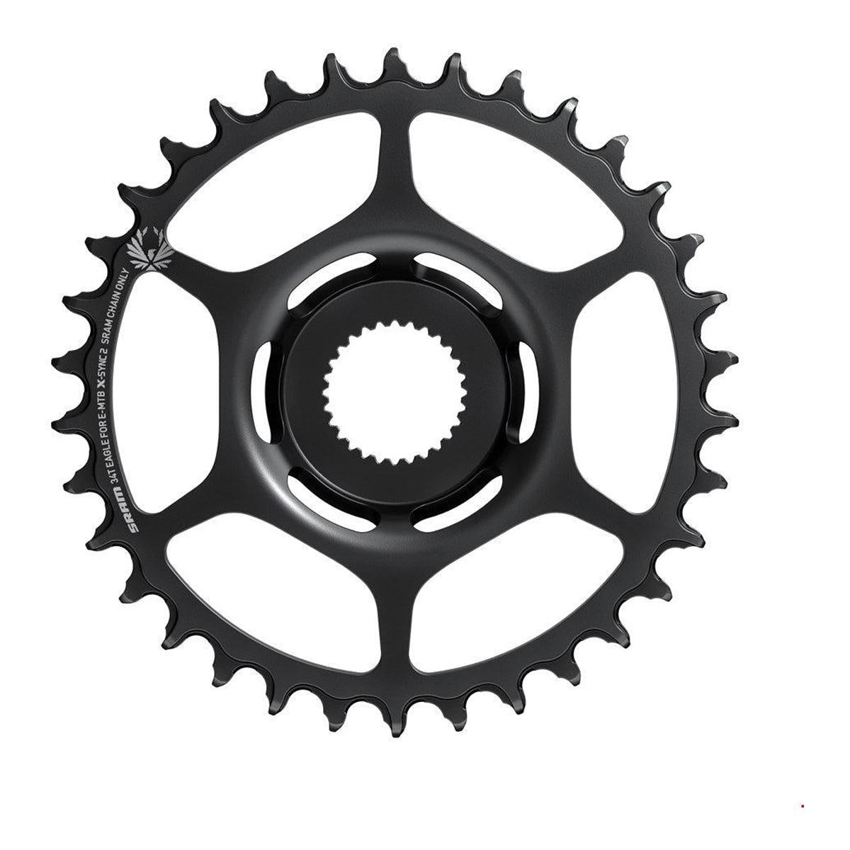 Chain Ring X-SYNC2 34T Steel Boost Bosch Direct Mount Black