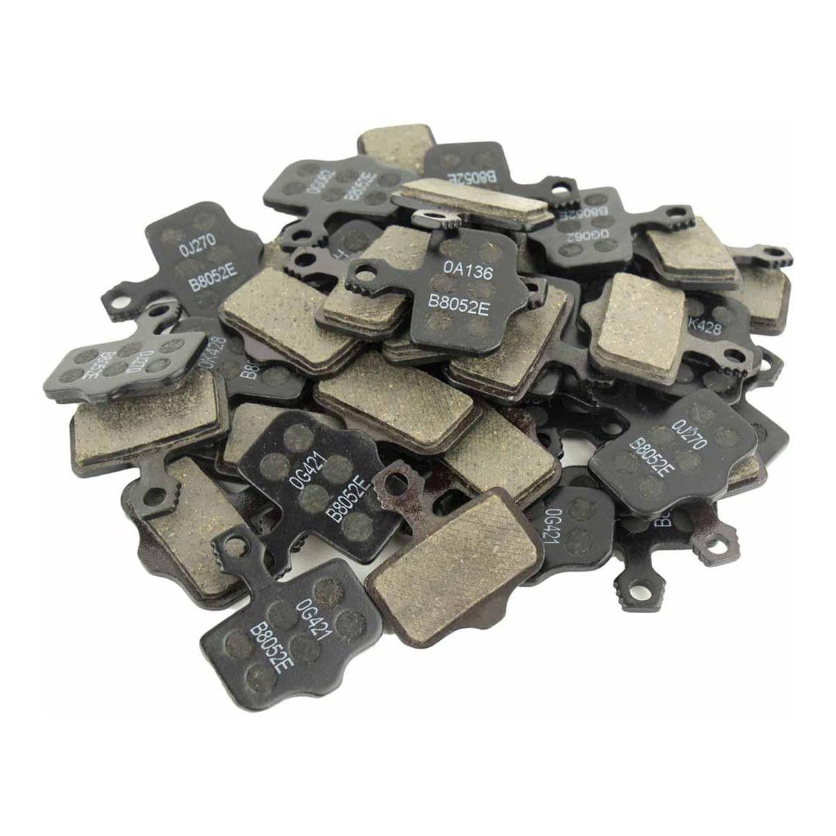 DISC BRAKE PADS - ORGANIC/STEEL, QUITE (20 SETS) - 2 PIECE R