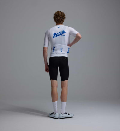 LOCAL LOOPS / Men's PRO Pursuit AIR Jersey in White & Cobalt